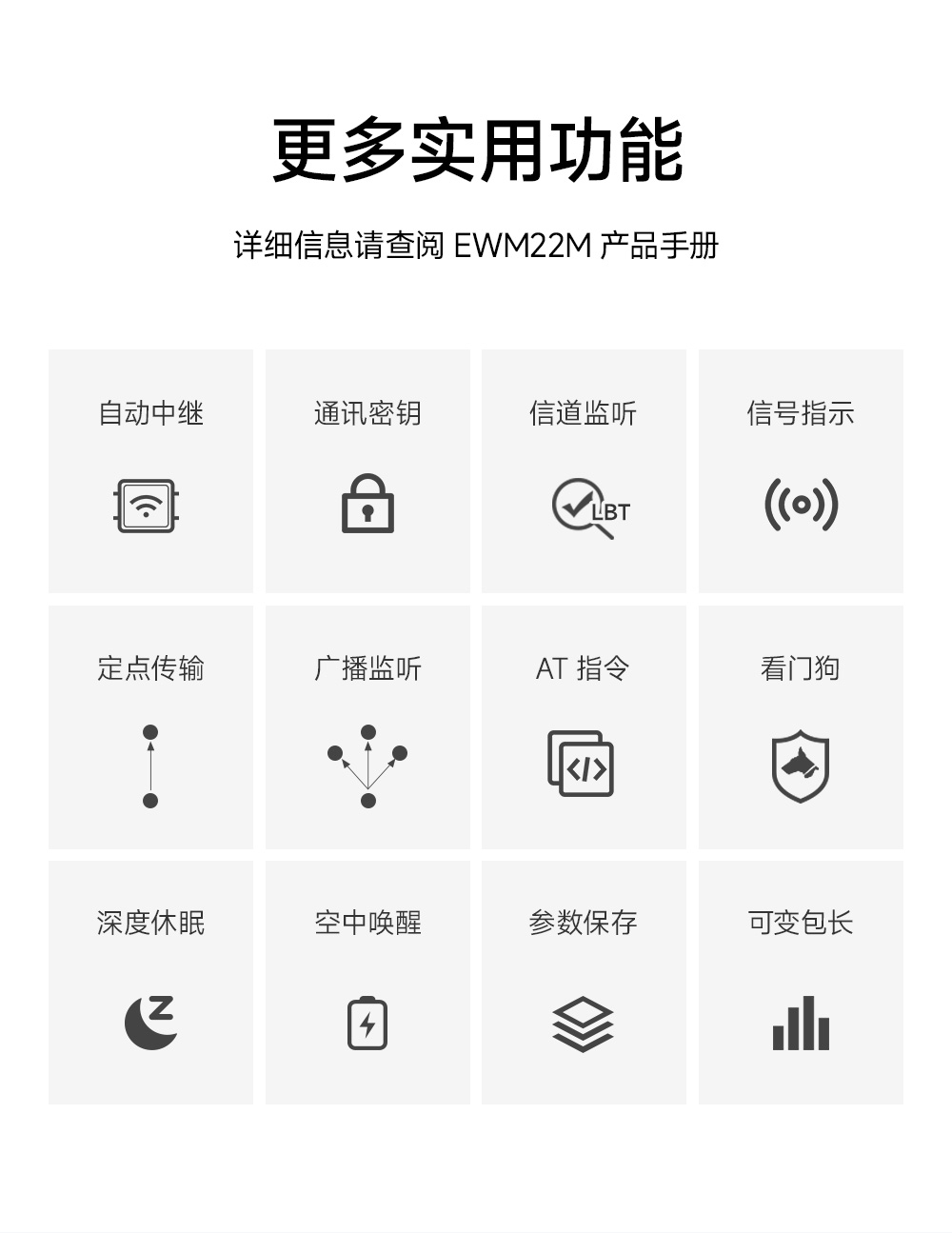 EWM22M-400T22S 低成本lora无线串口模块 (4)